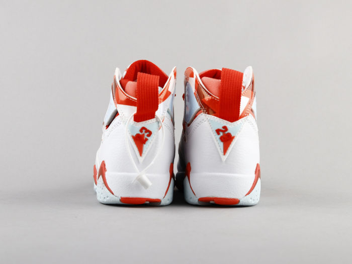NIKE Air Jordan 7 White pink by aclotzone