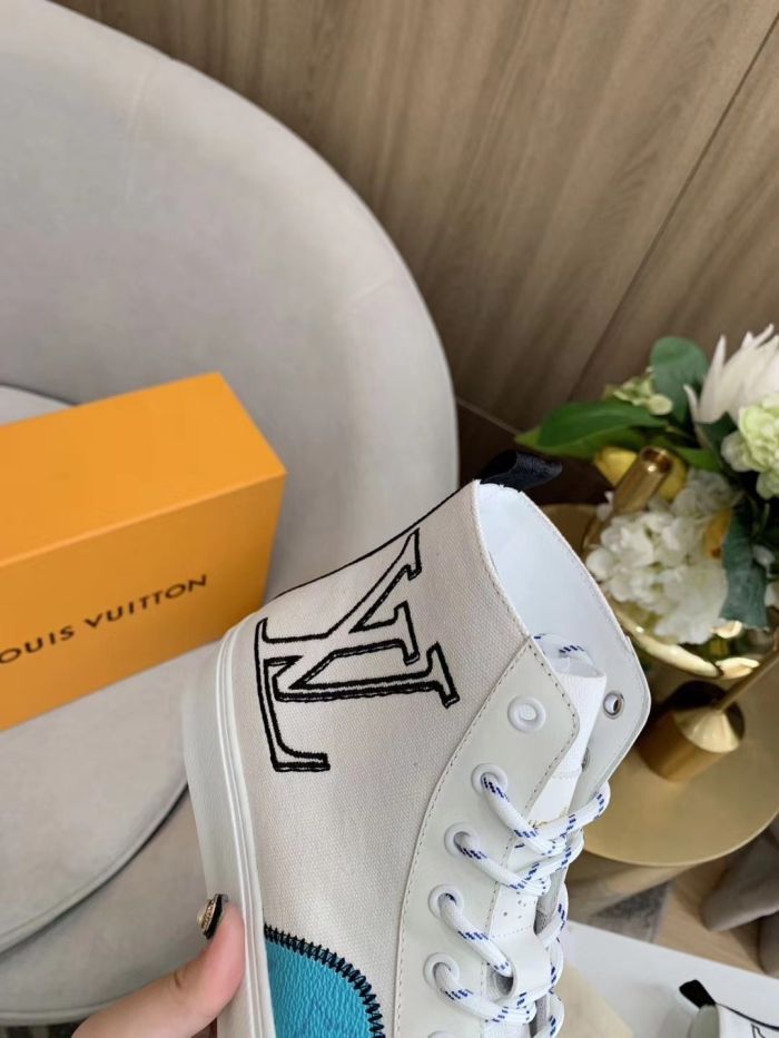 LV TPU two color shoes