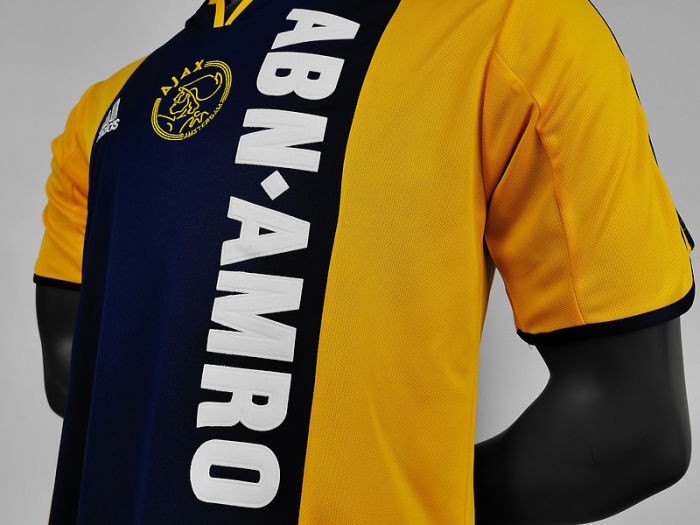 2001 Ajax yellow football shirt