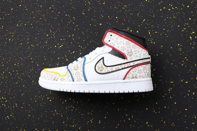 AJ 1 Mid Retro Classics Shoes BQ6827-100