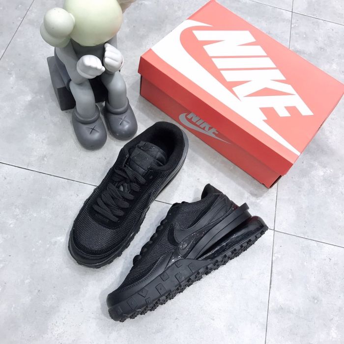 Nike ldwaffle sacai abrasion resistant and cushioned leisure sports running shoe