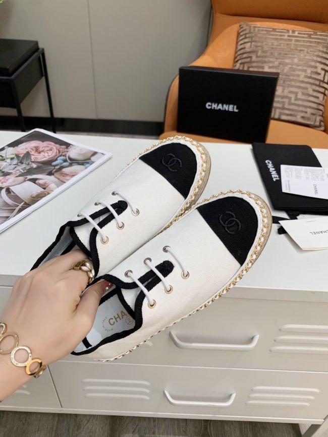 Chanel2020 Chanel fisherman shoes heavy ✨ counter is a super hot one, with an exclusive trump card, the first-look style 🤟 element woven fabric, hemp rope chain is poured into the British style design, golden classic