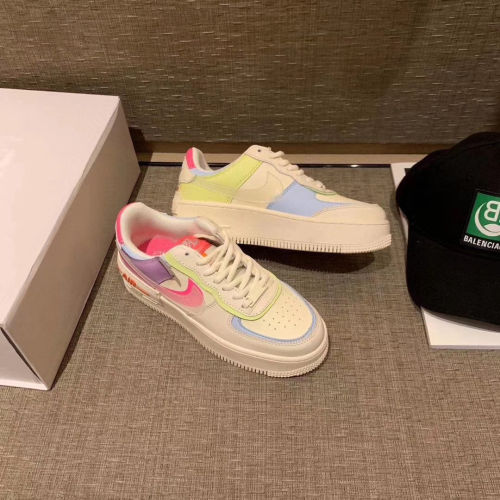 Nike AF1 sage low LX stitching and deconstructing women's low top air force one board shoe