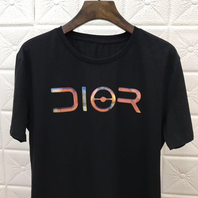 Dior x Kongshanji 2019 collaboration series laser silver metal letters short sleeve
