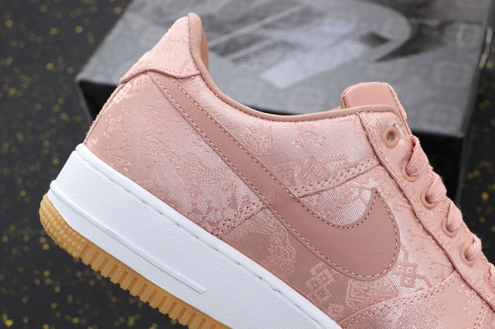 Air Force 1 ' CLOT Rose Gold Silk