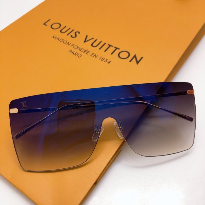 LO VUITTON big frame goggles cover face sunglasses