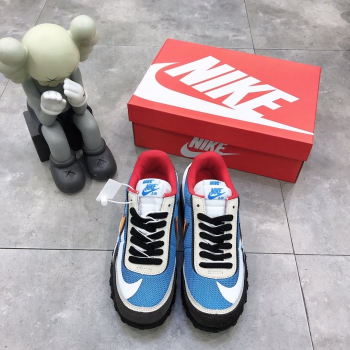 Nike ldwaffle sacai abrasion resistant and cushioned leisure sports running shoe