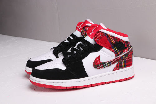 Women's AJ 1 Mid Retro Classics Shoes 554724-607