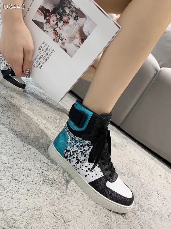 LV original mold with LOGO wear-resistant lightweight rubber outsole shoes!