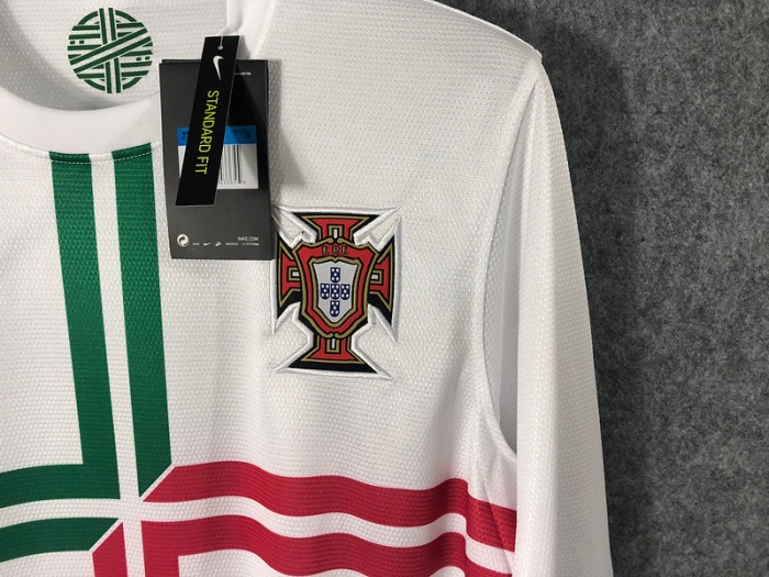 Portugal 2012 away long sleeve Soccer Jersey