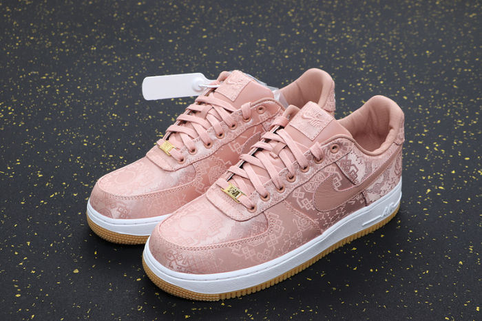 Air Force 1 ' CLOT Rose Gold Silk