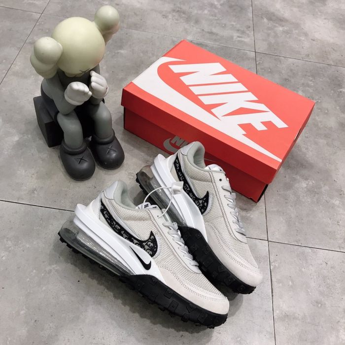 Nike ldwaffle sacai abrasion resistant and cushioned leisure sports running shoe