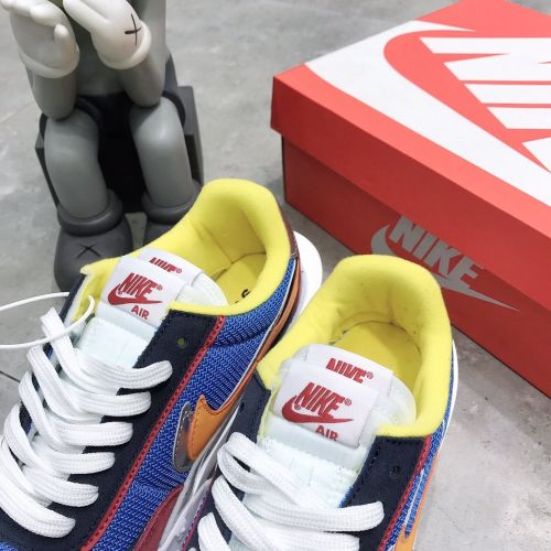 Nike ldwaffle sacai abrasion resistant and cushioned leisure sports running shoe