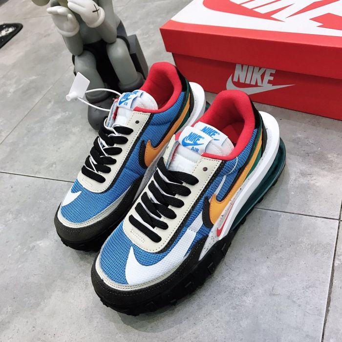 Nike ldwaffle sacai abrasion resistant and cushioned leisure sports running shoe