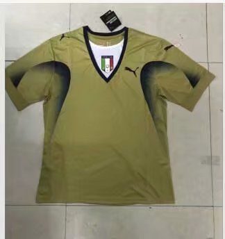 2006 Italy golden Soccer Jersey
