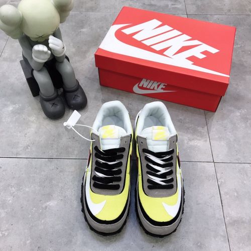 Nike ldwaffle sacai abrasion resistant and cushioned leisure sports running shoe