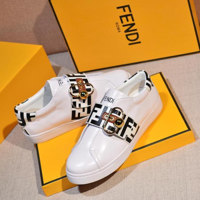 Fandi casual small white shoes