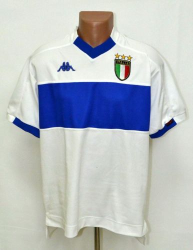 1998 / 2000  Italy white soccer uniform