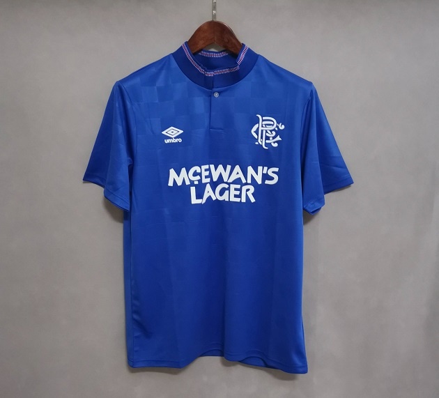 1987 / 1990 Rangers HOME SOCCER JERSEY