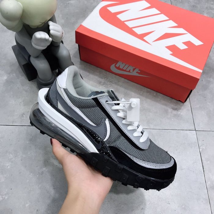 Nike ldwaffle sacai abrasion resistant and cushioned leisure sports running shoe