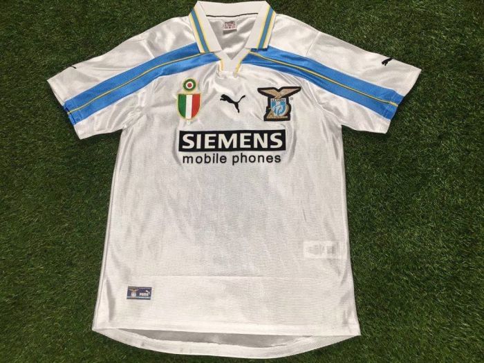 2000 / 2001 Lazio HOME SOCCER JERSEY