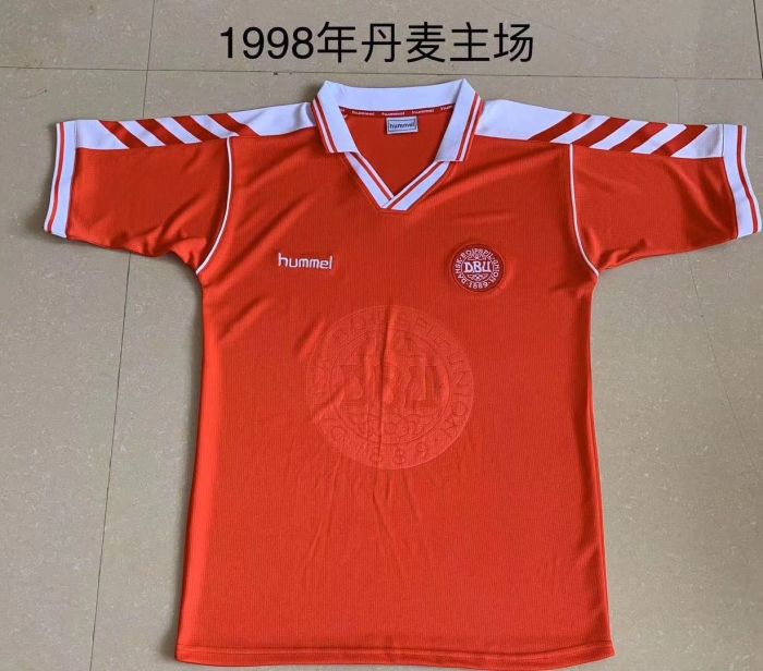 Denmark 1998 HOME SOCCER JERSEY