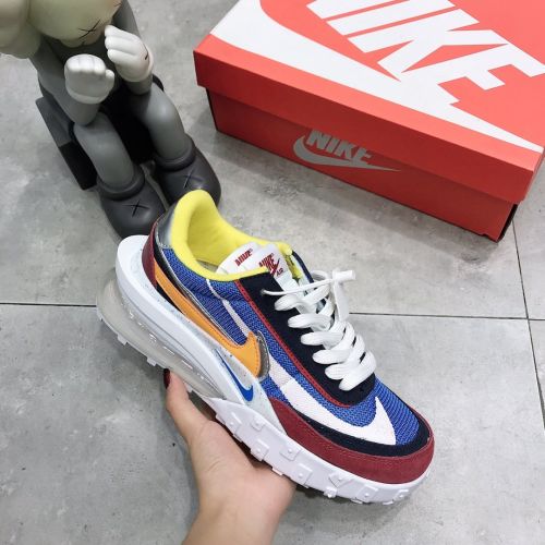 Nike ldwaffle sacai abrasion resistant and cushioned leisure sports running shoe