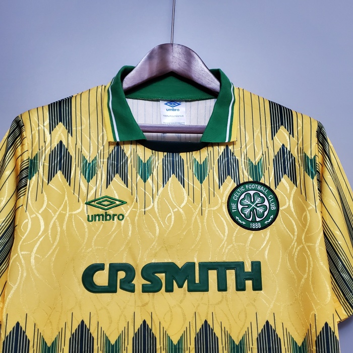 89-91 Celtic Home Soccer Shirt JERSEY