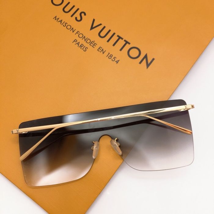 LO VUITTON big frame goggles cover face sunglasses