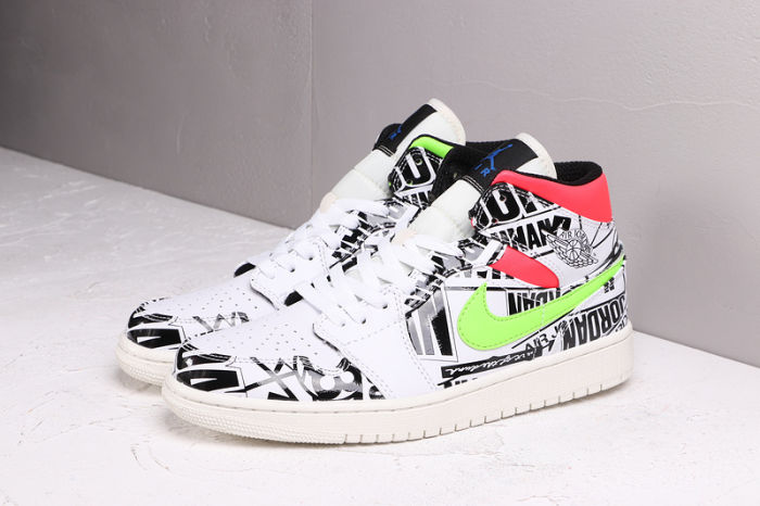 AJ 1 Mid Retro Classics Shoes 554724-119