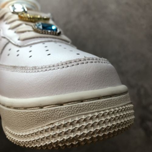 Nike Air Force 1 07 LX White Onyx Bling LF