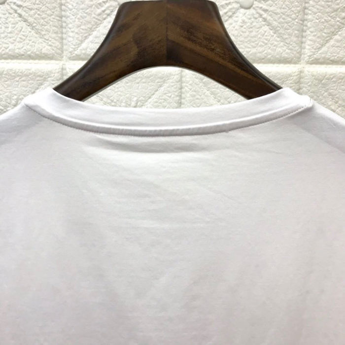 Dior x Korayamaji 2019 Collaboration Series Laser Silver Metal Letter Short Sleeve T-shirt