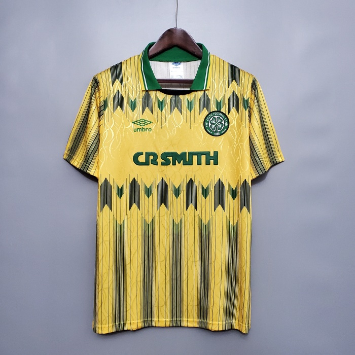 89-91 Celtic Home Soccer Shirt JERSEY