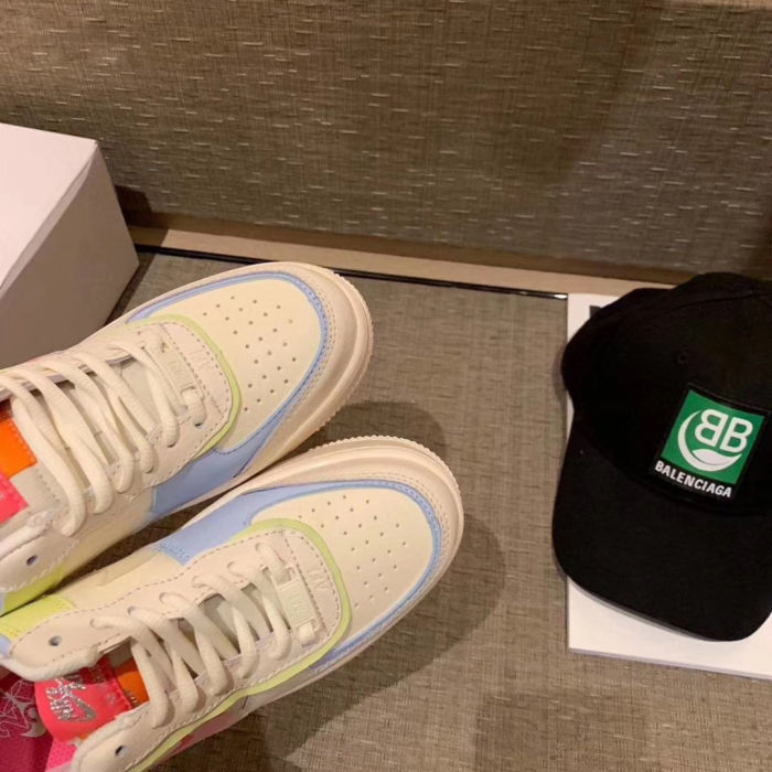 Nike AF1 sage low LX stitching and deconstructing women's low top air force one board shoe