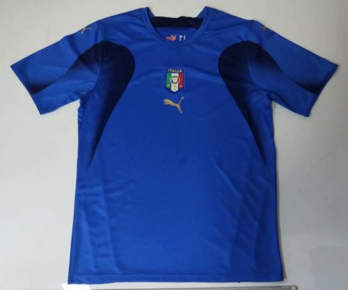 1982 Italy Blue Soccer Jersey
