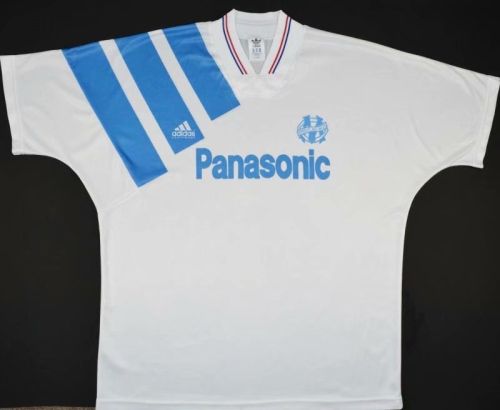 1991 / 1992 Marseille HOME SOCCER JERSEY