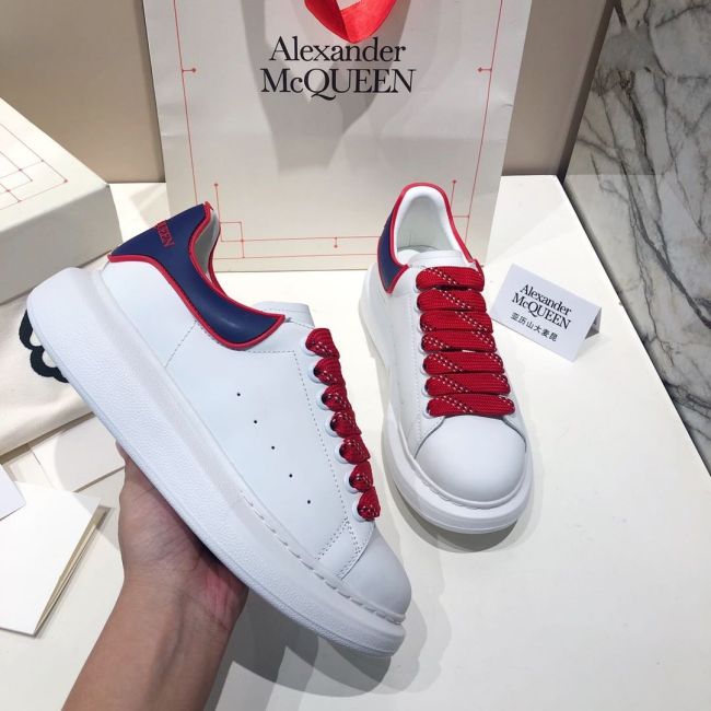 The 2020 autumn and winter new product counter syncs AlexanderMcQUEEN male. Lesbian McQueen [rose] new color outsole and leather new color [rose] white shoes, shop purchase original version 1⃣️:1⃣️Create: new last shape, new silk imported leather fabric identical to the original, new silk imported Sheepskin feet + silk imported sheepskin
