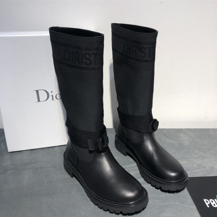 2020 Dior Dior autumn and winter new one-step knight army boots Fabric: Imported calfskin/technical fabric Inside: water dyed sheepskin Outsole: Original TPU outsole Bottom thickness: heel 3cm forefoot 1.5cm