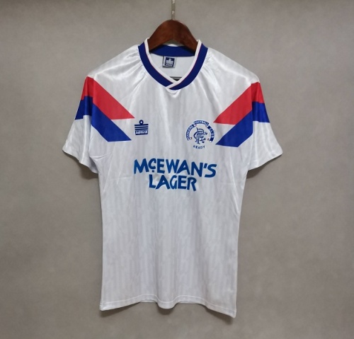 1990 / 1992 Rangers away Soccer Jersey