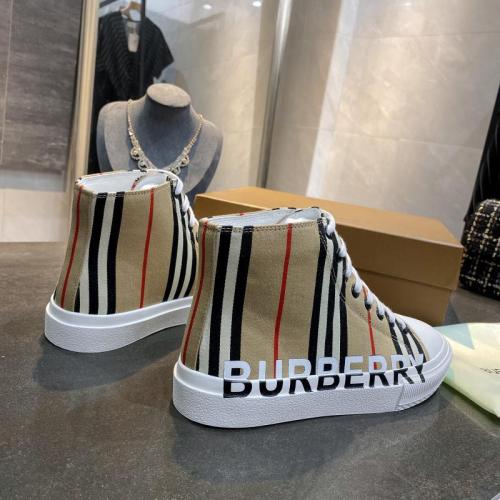 Burberry leopard cotton canvas high top sneaker