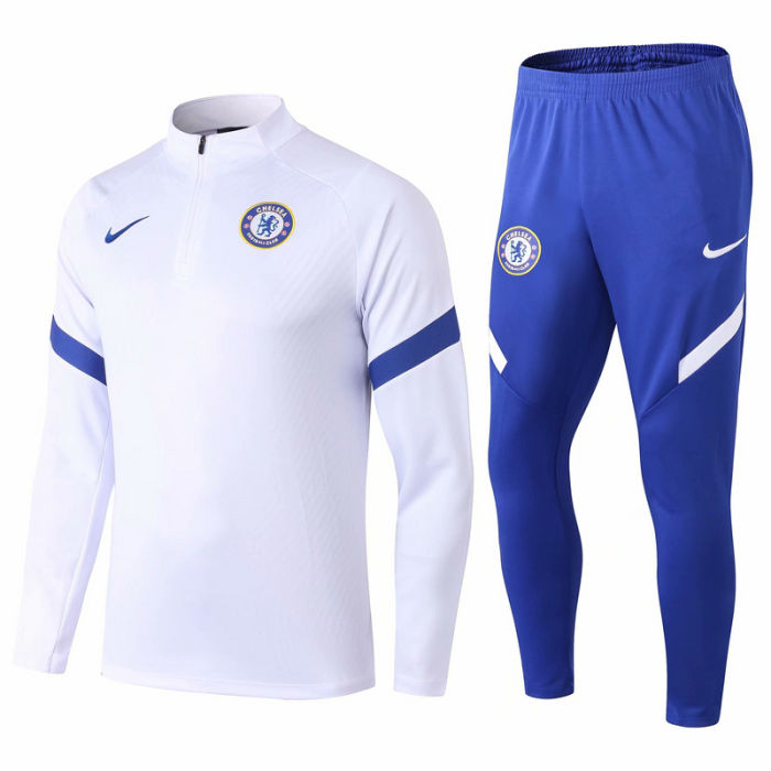 Chelsea 2021 white training suit and pants