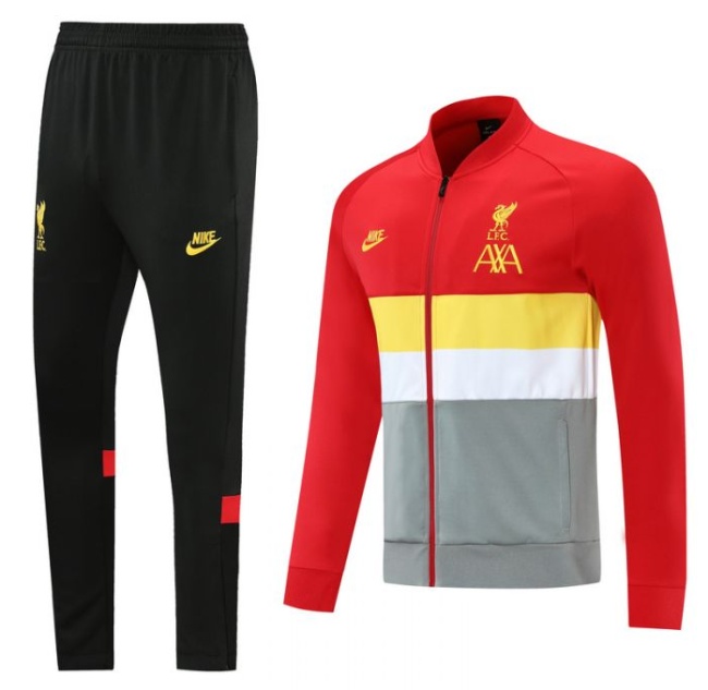 2021 Liverpool Gray Red Jacket Training SuitTop + Pant)