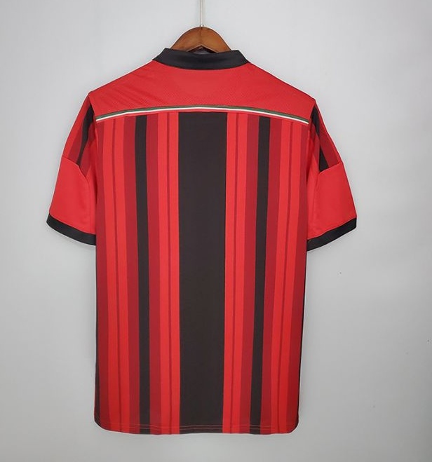 14-15 Adult AC home red retro soccer jersey football shirt