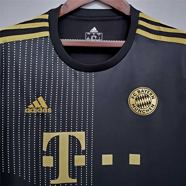 Bayern munich away jersey vintage soccer match men's second soccer sportswear football shirt 2021-2022