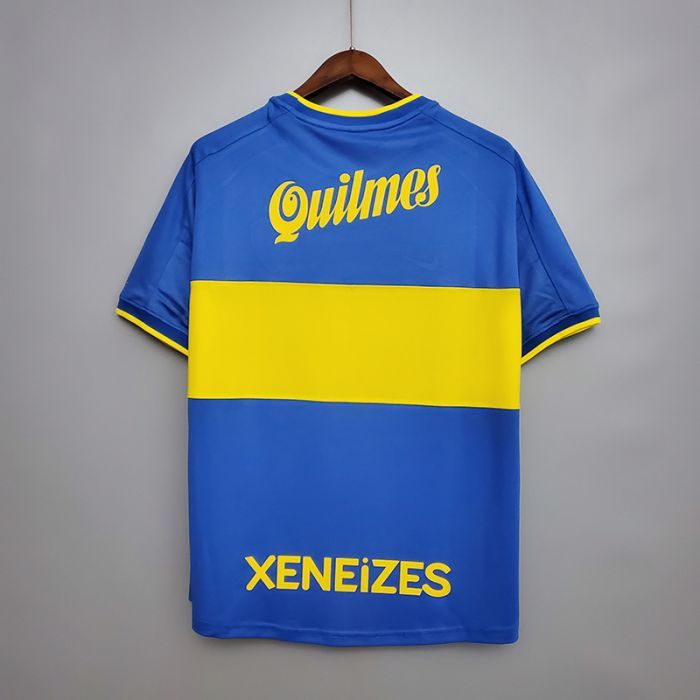 Retro Boca Juniors 99/00 home short sleeve training suit