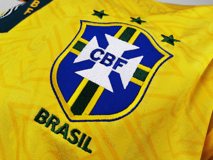 91/93 Brazil home Soccer Jersey