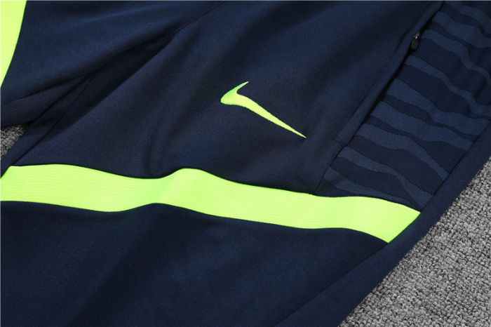 2021-2022 Tottenham Hotspur blue half pull training suit plus pants