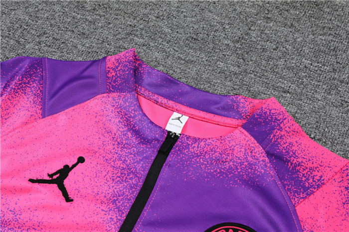 2021-2022 Paris Saint-Germain Kids camouflage half pull training suit plus pants