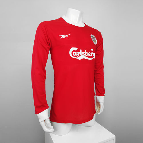 1998 Liverpool home long sleeve Soccer Jersey