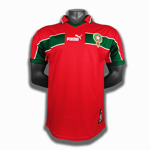 1998 Morocco red Soccer Jersey